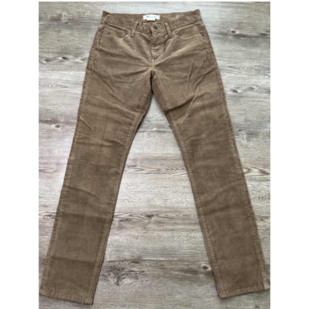 Madewell Slim Corduroy Jeans Mens Actual 29x31 Brown Stretch